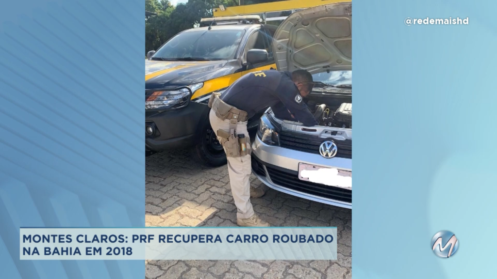 Montes Claros: Polícia Rodoviária Federal recupera carro roubado