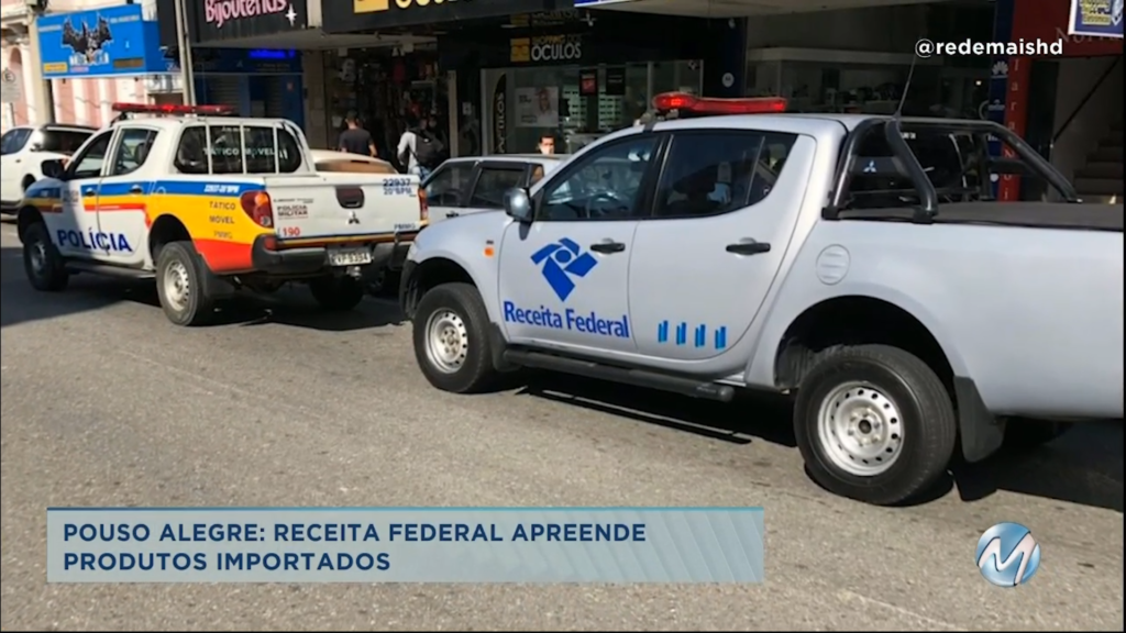 Receita Federal apreende produtos importados no Sul de Minas