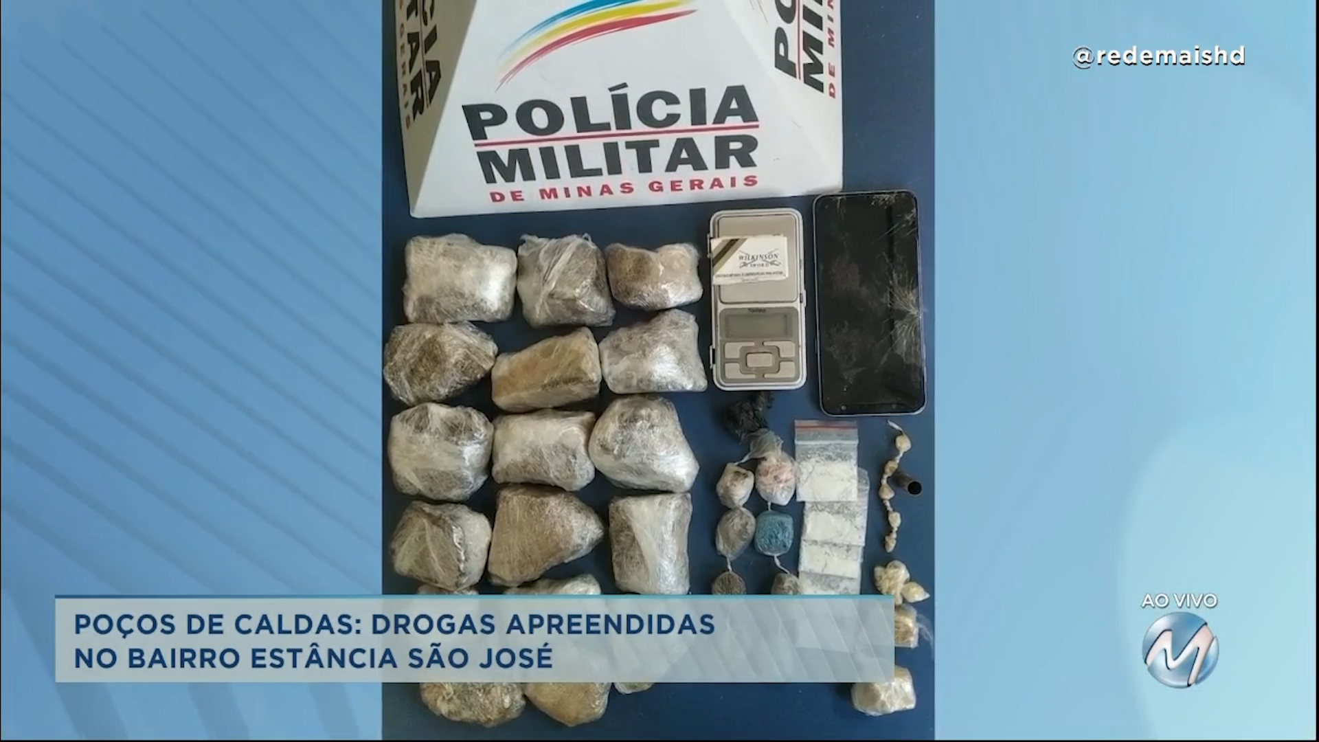 Poços de Caldas: drogas são apreendidas pela PM