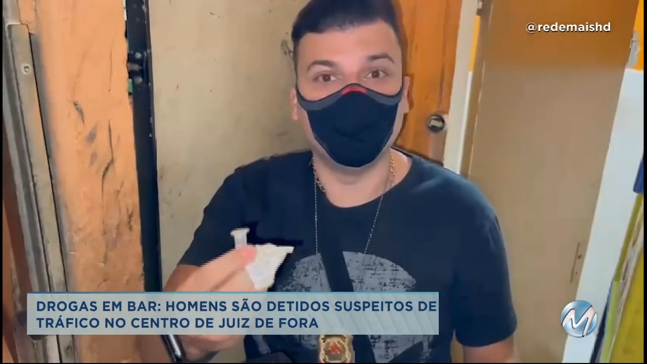 Drogas em bar: homens são detidos suspeitos de tráfico  em Juiz de Fora