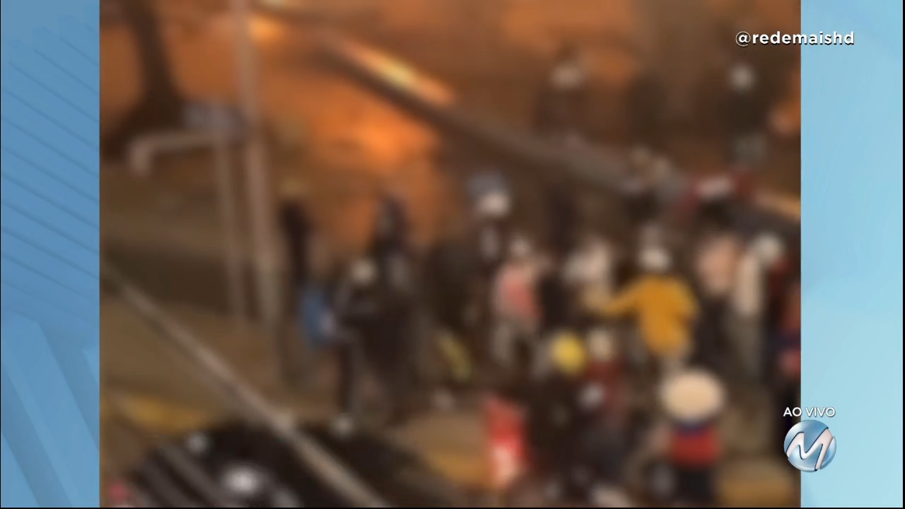 Flagrante: confusão no centro de Varginha