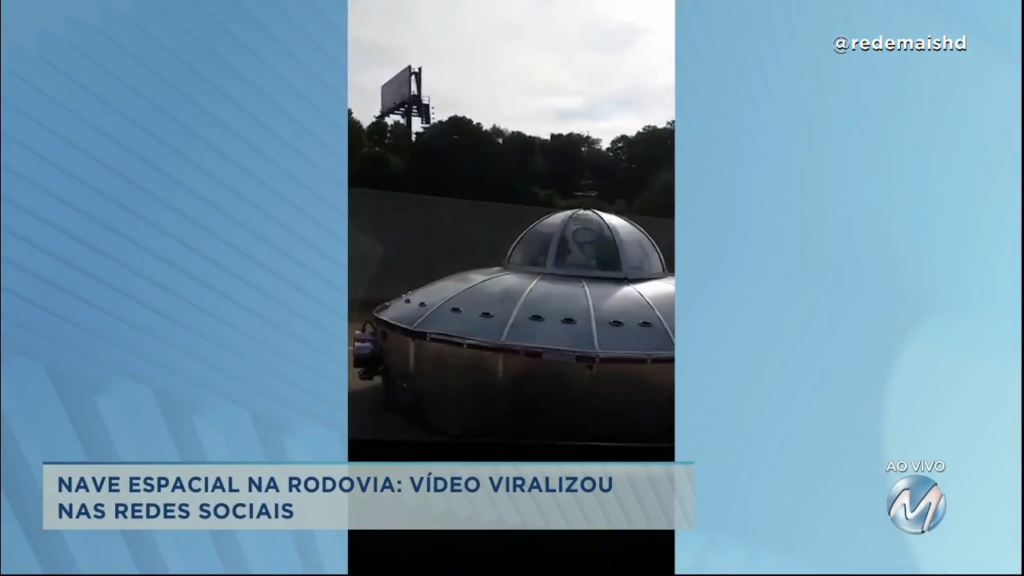 Nave espacial na rodovia: vídeo viralizou nas redes sociais