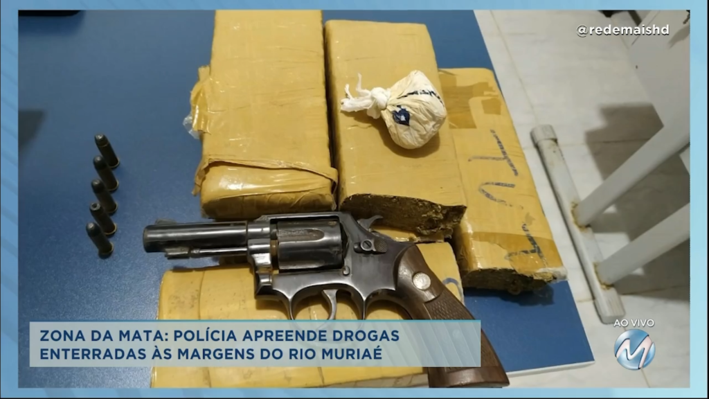 Zona da Mata: PM apreende drogas e arma em Muriaé