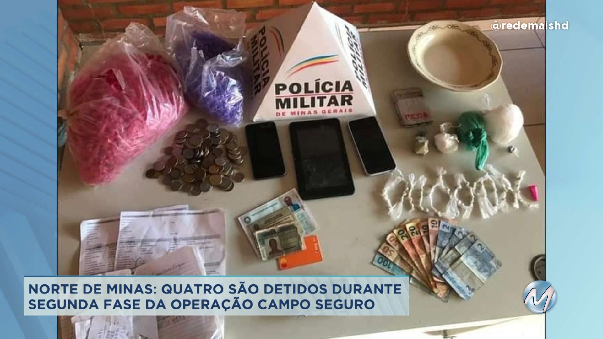 Norte de Minas: quatro pessoas são detidas durante operação policial