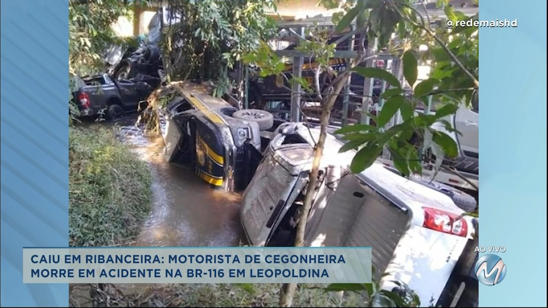 Motorista de cegonheira morre em acidente na BR-116