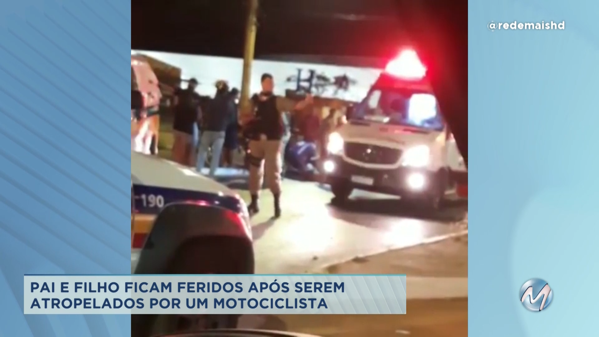 Atropelados por moto: pai e filho ficam ferido no Norte de Minas