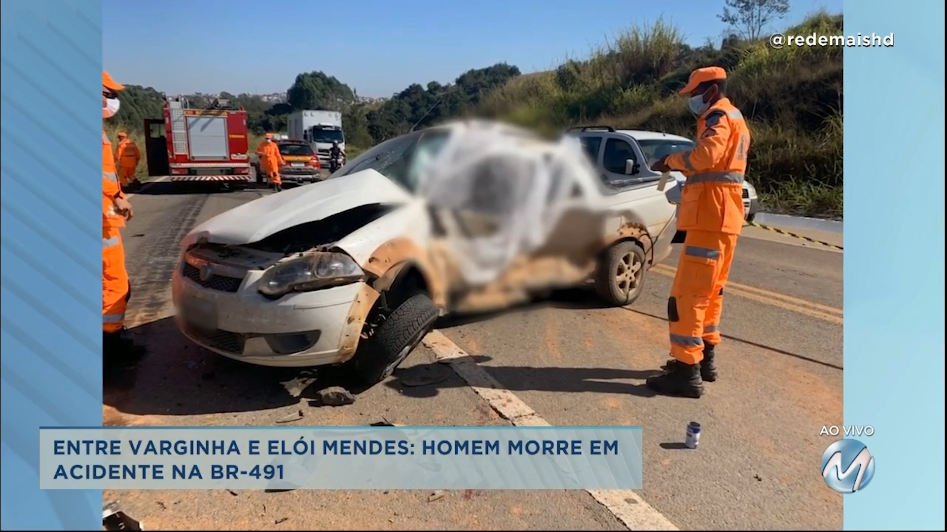 Entre Varginha e Elói Mendes: homem morre em acidente na BR-491