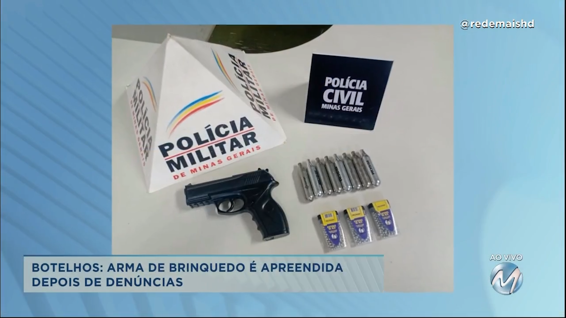 Botelhos: arma de brinquedo é apreendida depois de denúncias