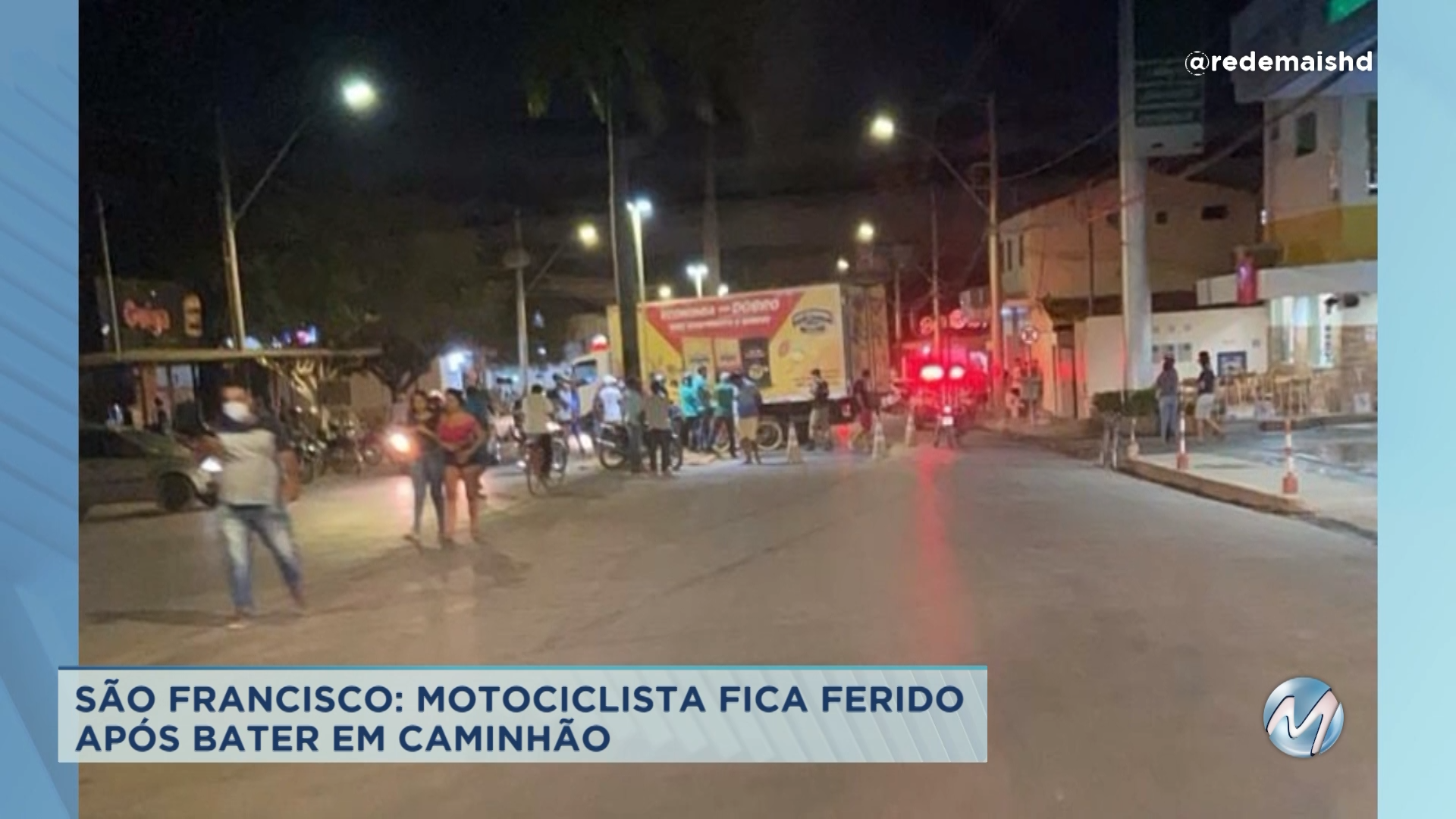 São Francisco: motociclista fica ferido em acidente