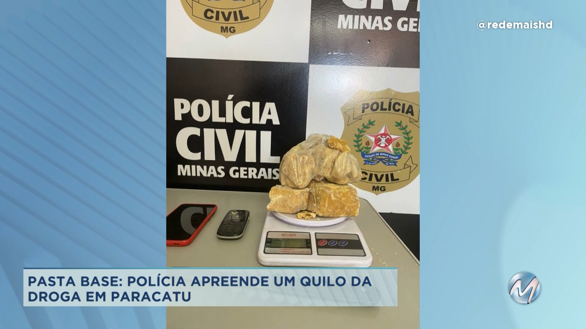 Paracatu: polícia apreende pasta base de cocaína na cidade