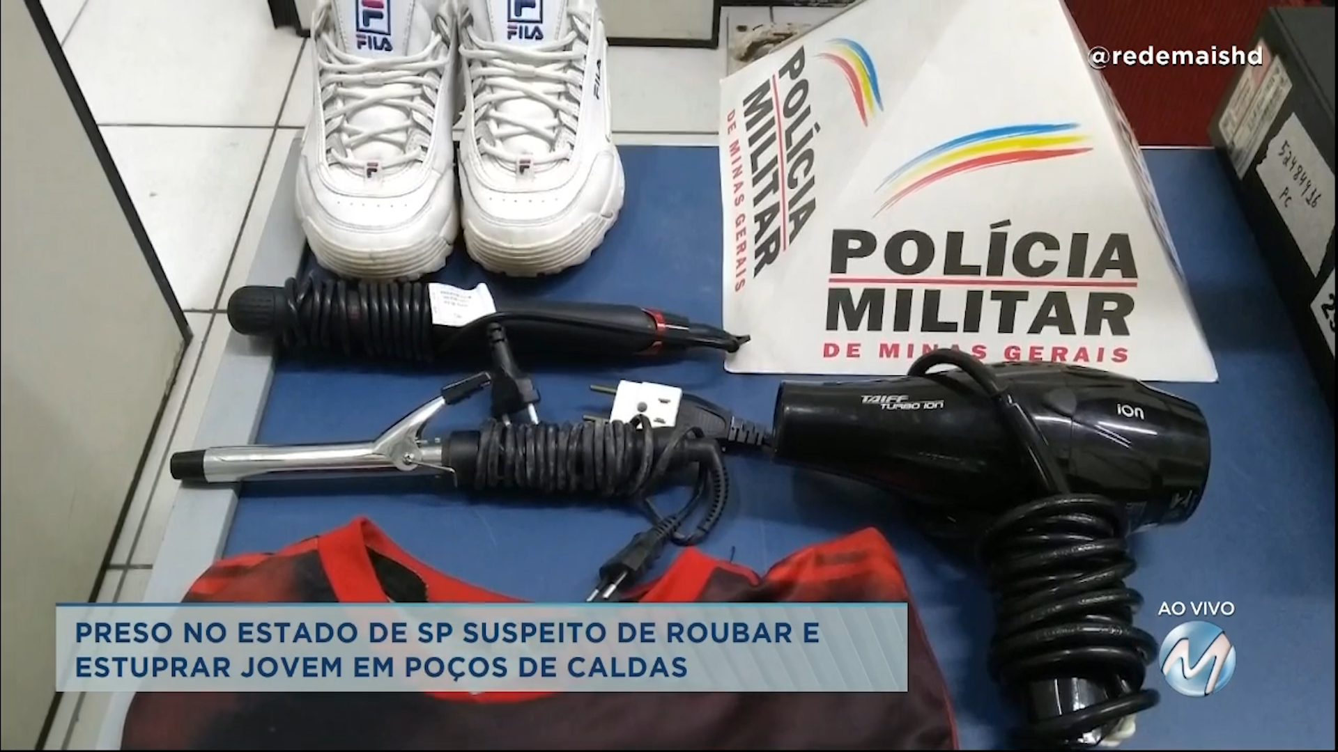 Preso no estado de SP: suspeito de roubar e estuprar jovem em Poços de Caldas
