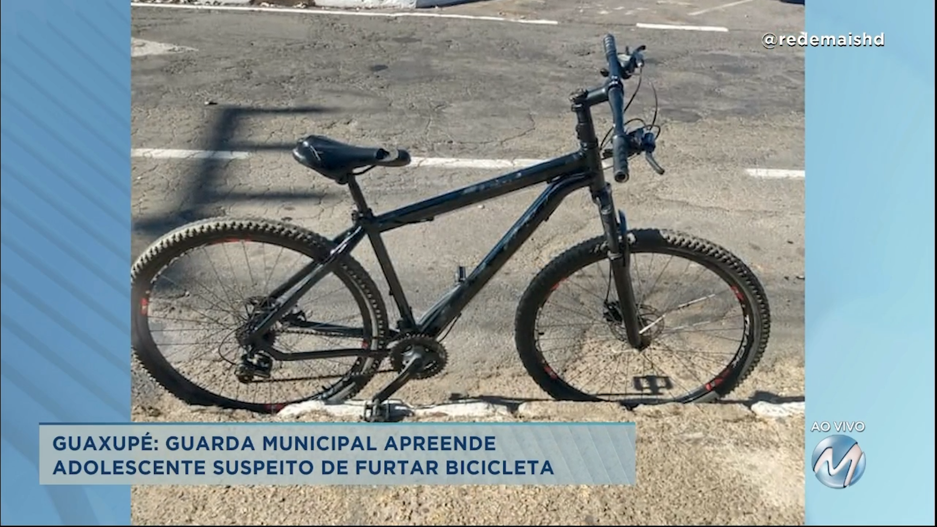 Guaxupé: Guarda Municipal apreende adolescente suspeito de furtar bicicleta