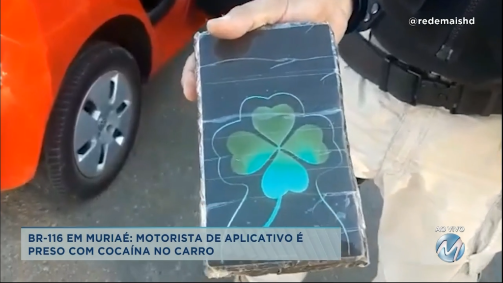 Muriaé: motorista de aplicativo é preso com cocaína