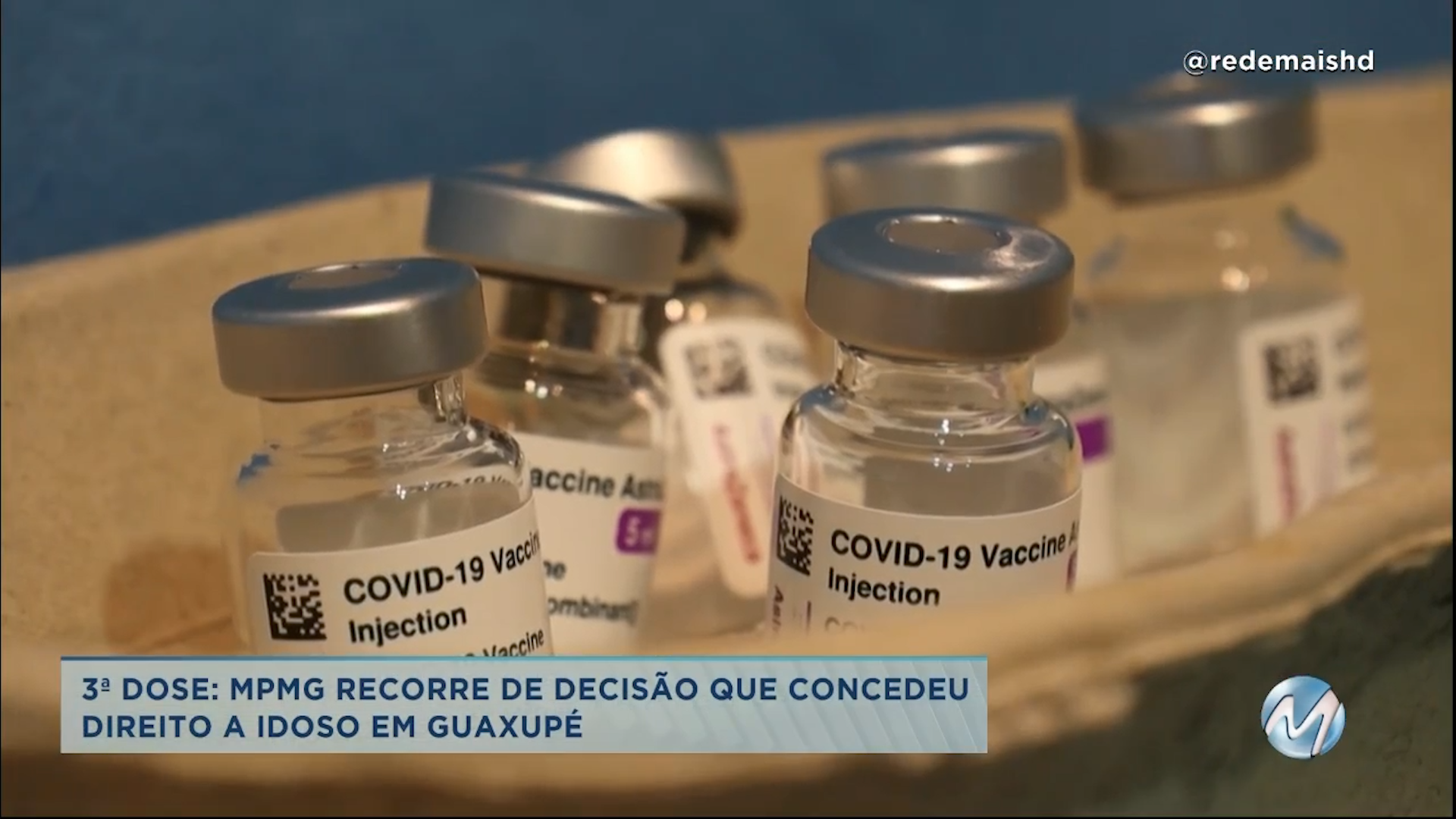 3ª dose: MPMG recorre de decisão que concedeu direito a idoso em Guaxupé