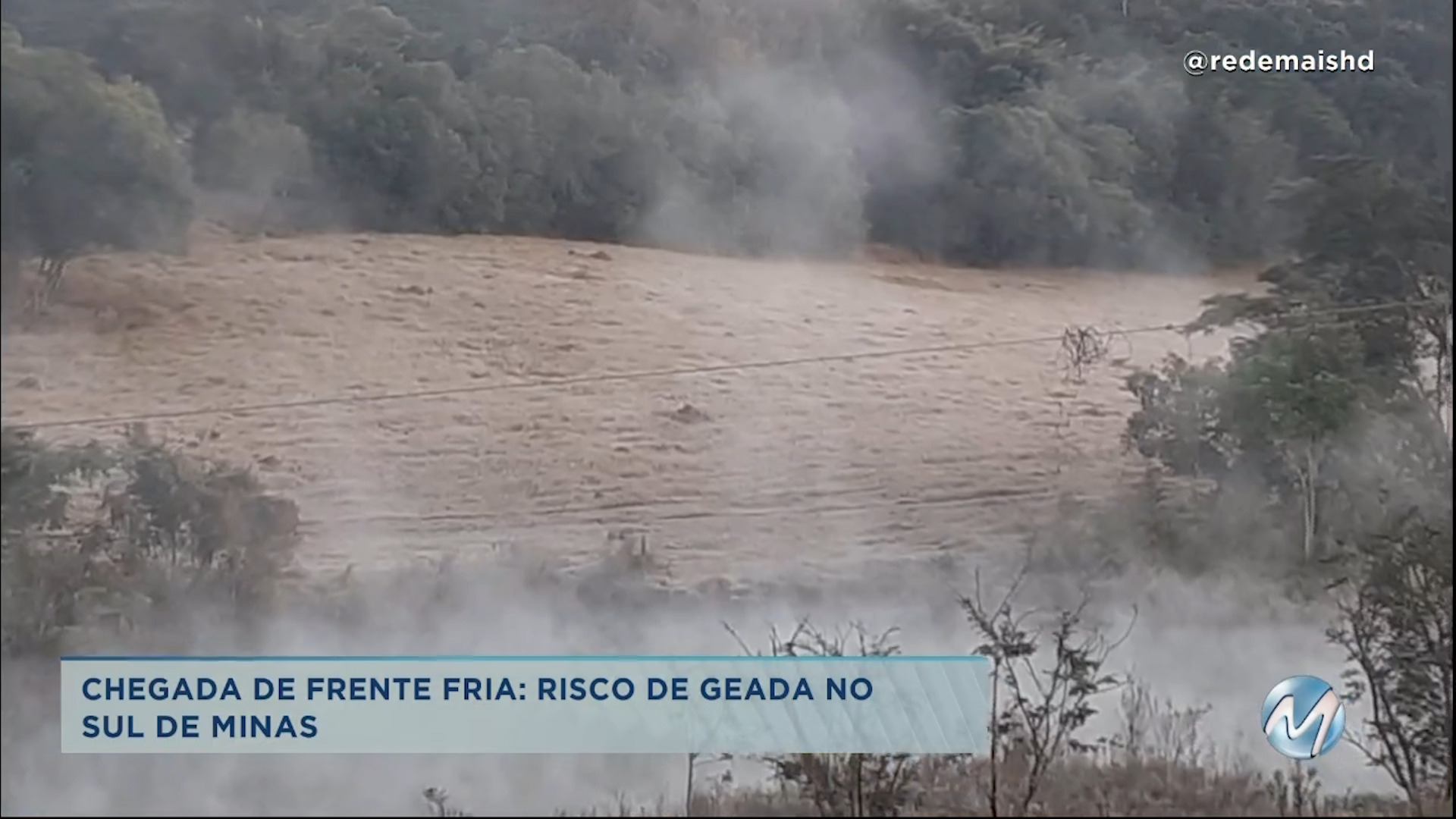 Vai esfriar: meteorologia aponta risco de geada em cidades do Sul de Minas