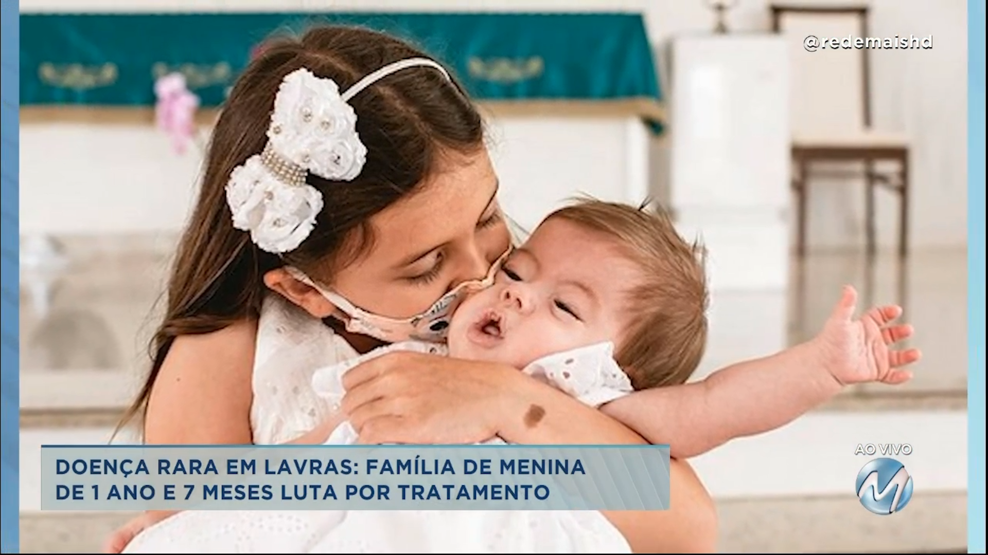 Doença rara em Lavras: família de menina de 1 ano e 7 meses luta por tratamento