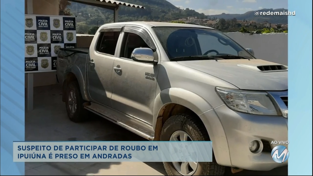 Suspeito de participar de roubo em Ipuiúna é preso em Andradas