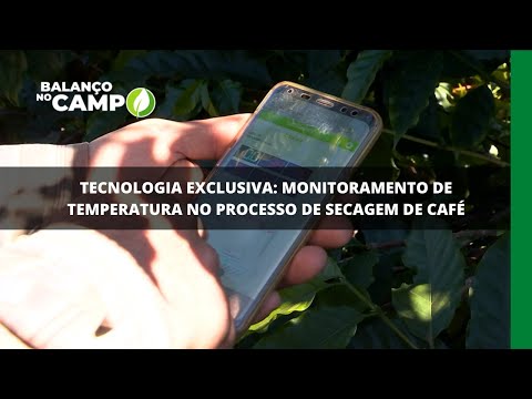 Tecnologia exclusiva: monitoramento de temperatura no processo de secagem de café