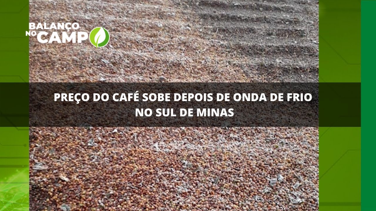 Preço do café sobe depois de onda de frio