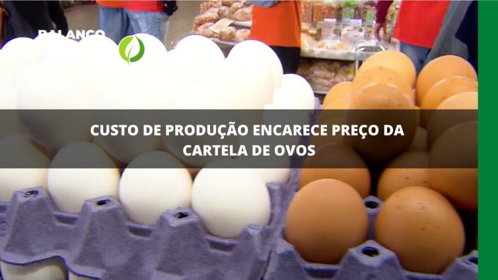 Custo de produção encarece preço da cartela de ovos