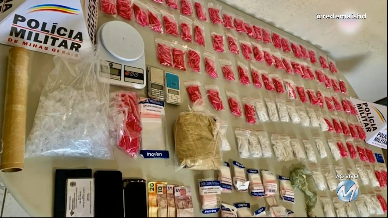 Pouso Alegre: PM retira 2.700 pinos de cocaína de circulação