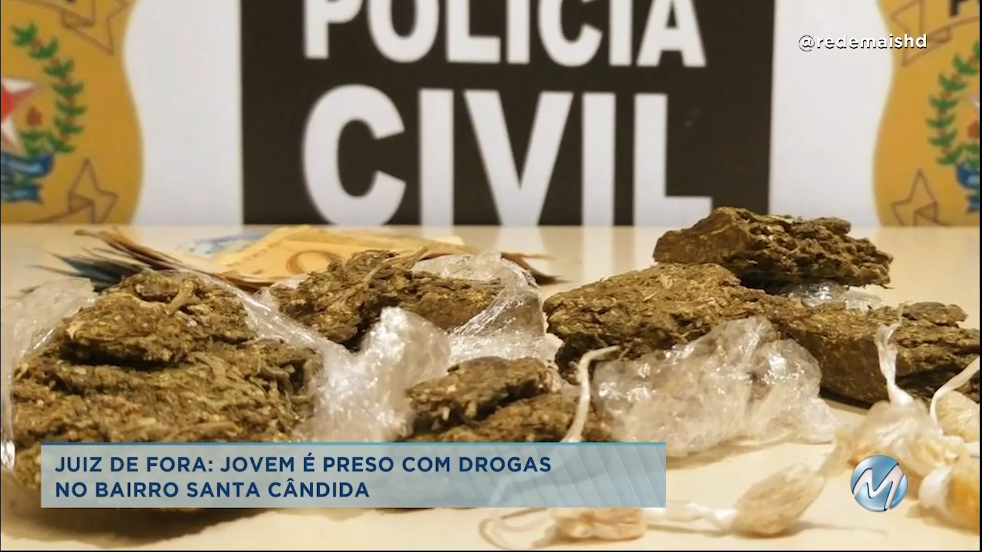 Juiz de Fora: jovem é preso com drogas