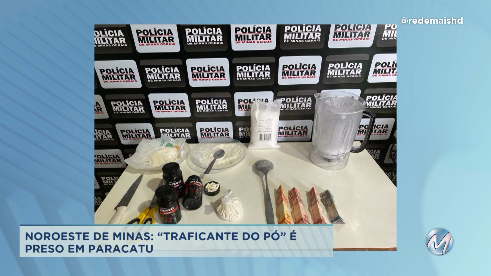 “Traficante do pó” é preso no Noroeste de Minas