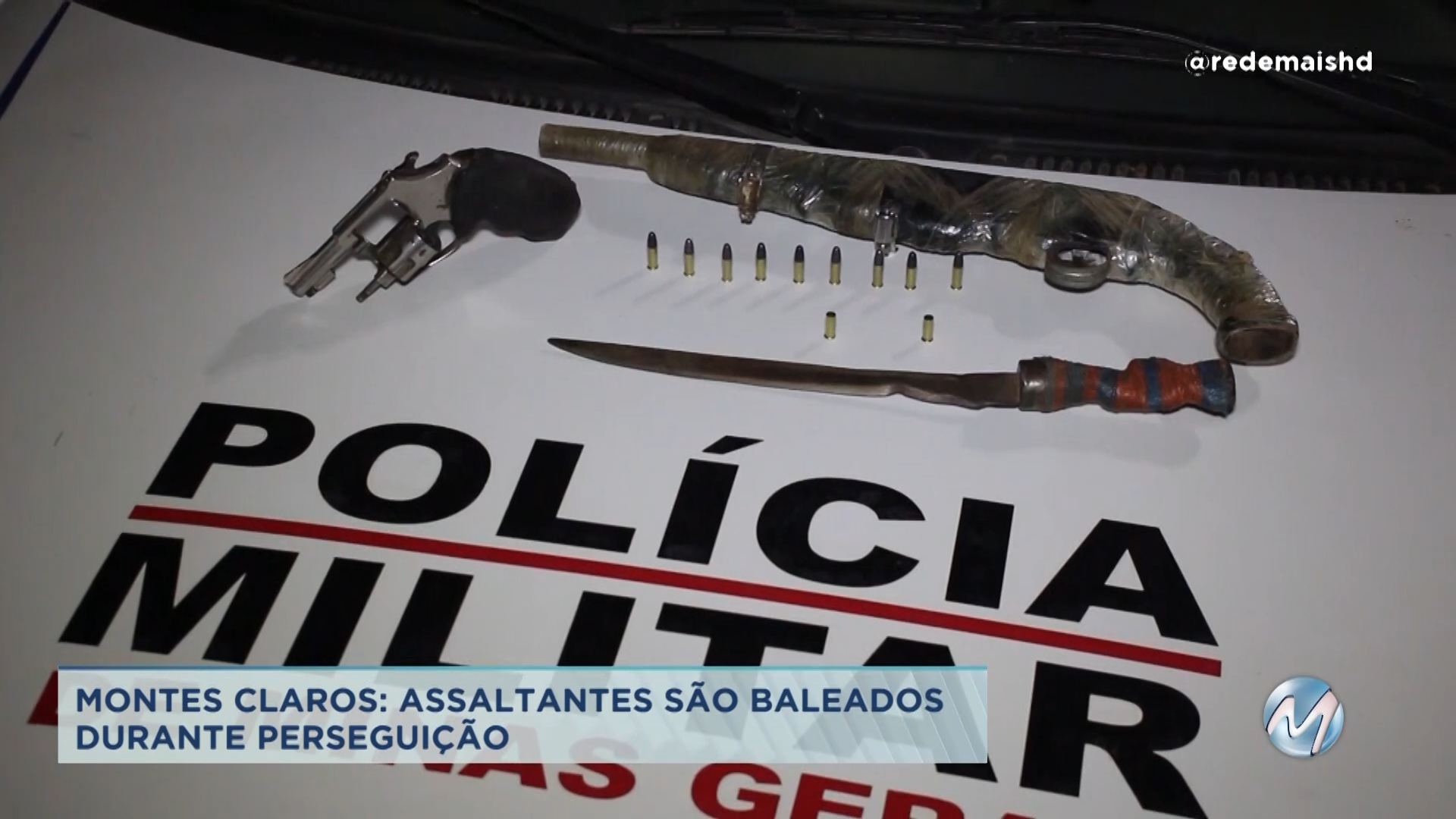 Assaltantes são baleados durante perseguição no Norte de Minas