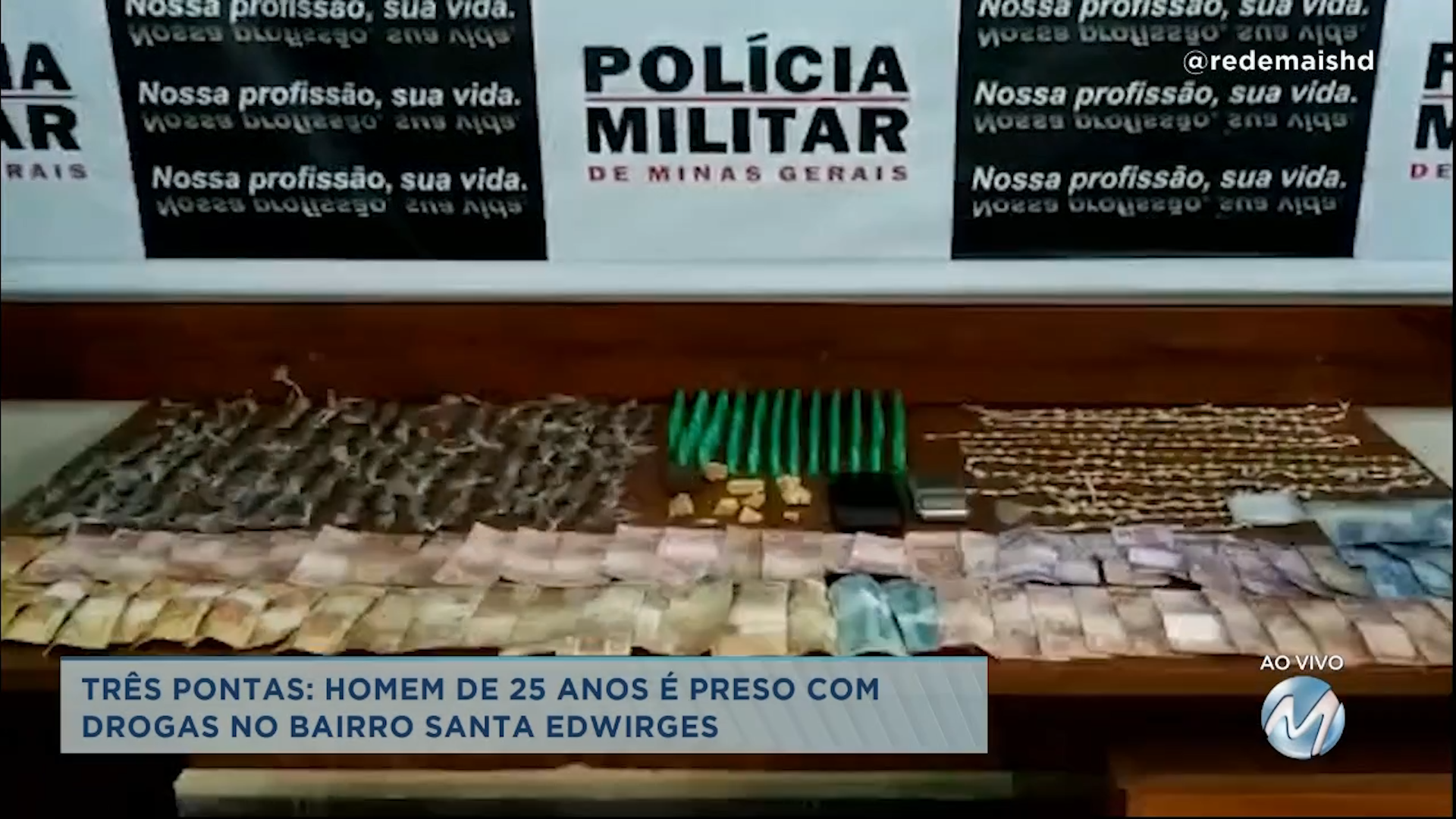 Três Pontas: homem é preso com drogas