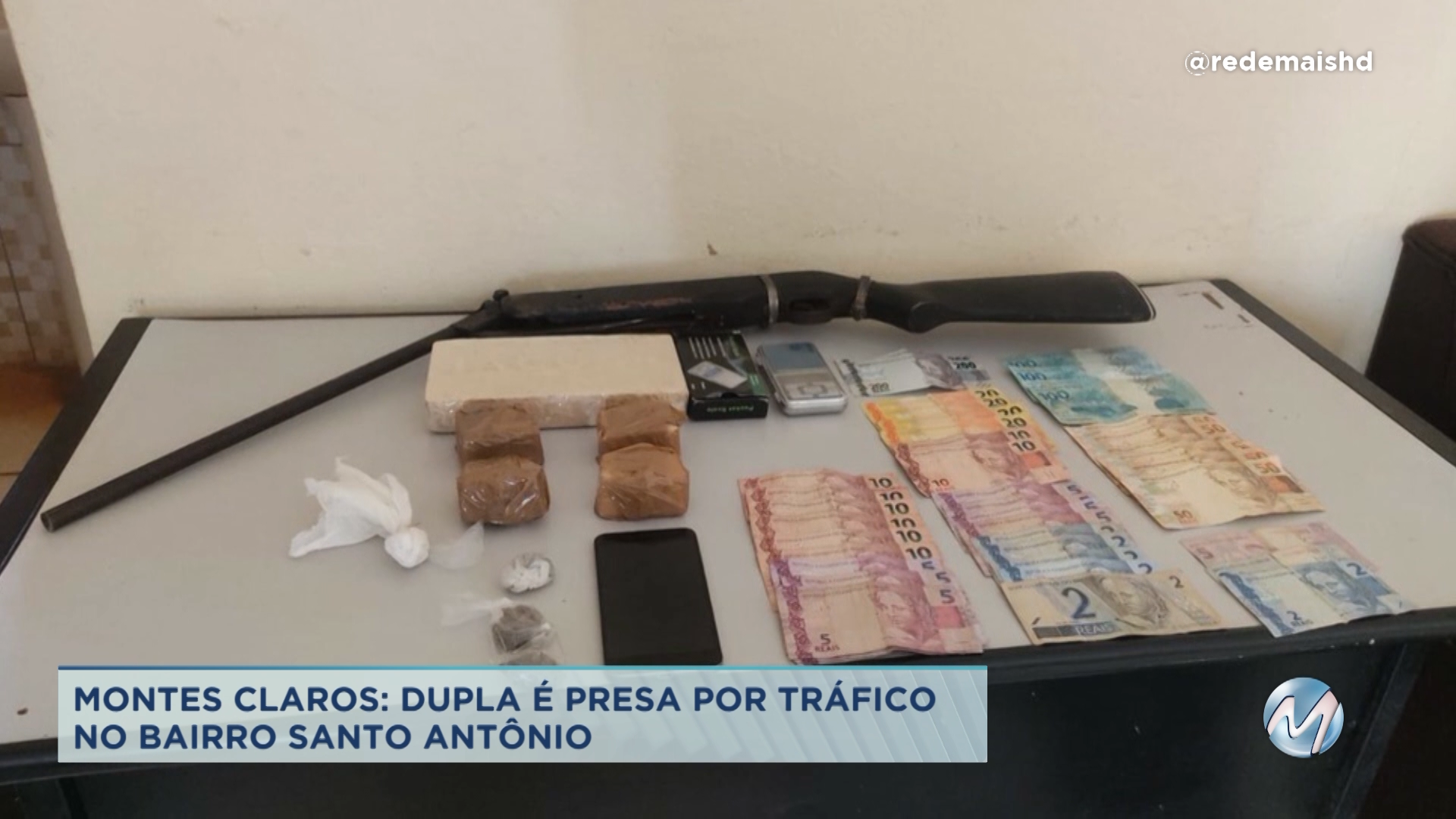 Montes Claros: dupla é presa por tráfico no bairro Santo Antônio