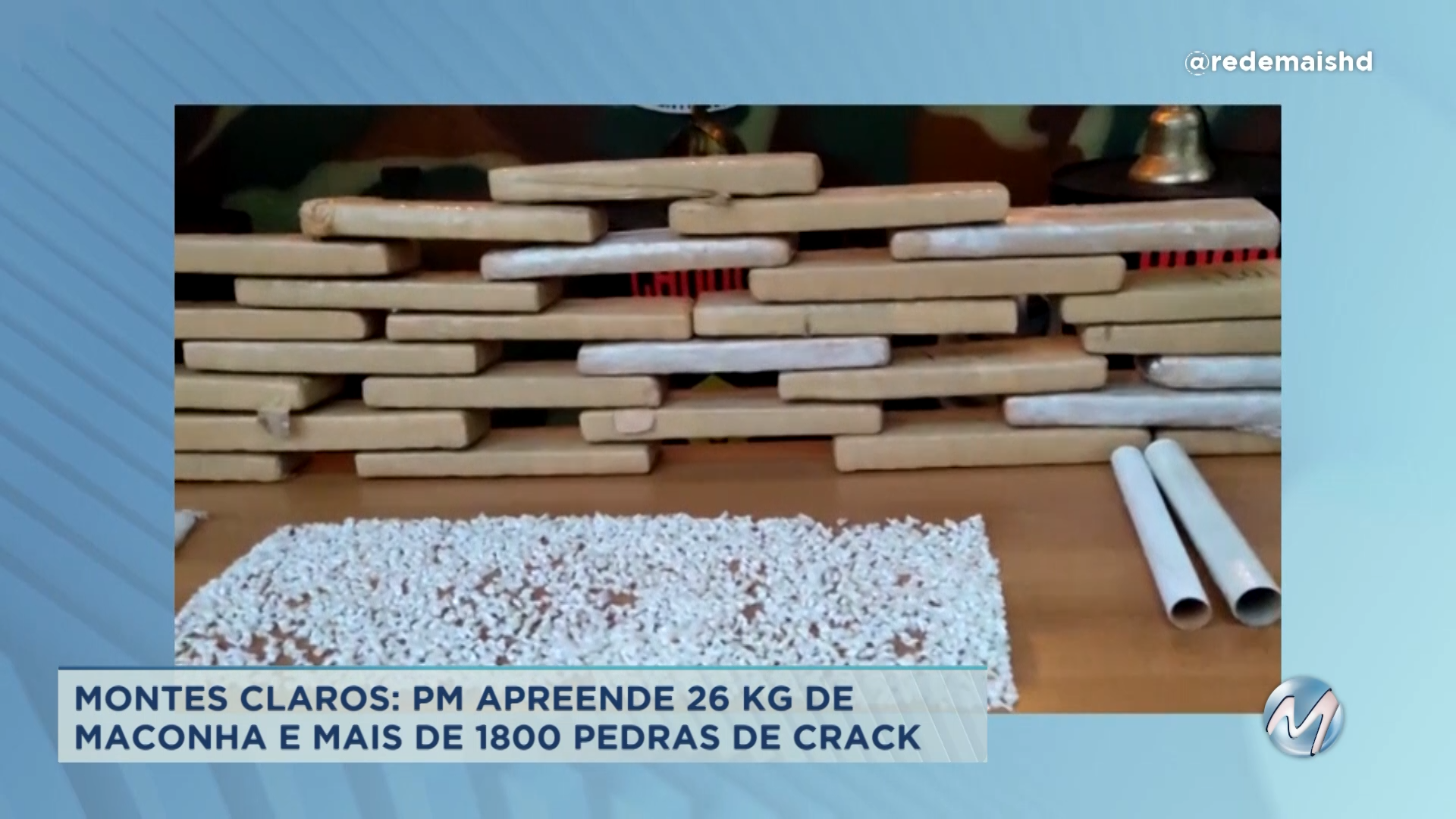 PM apreende 26 kg de maconha em Montes Claros