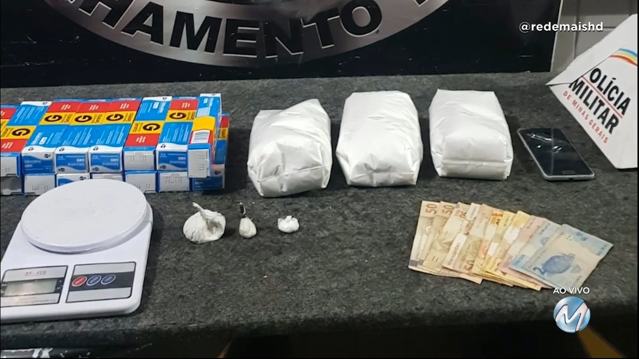 Produção de cocaína: produtos químicos apreendidos em Juiz de Fora