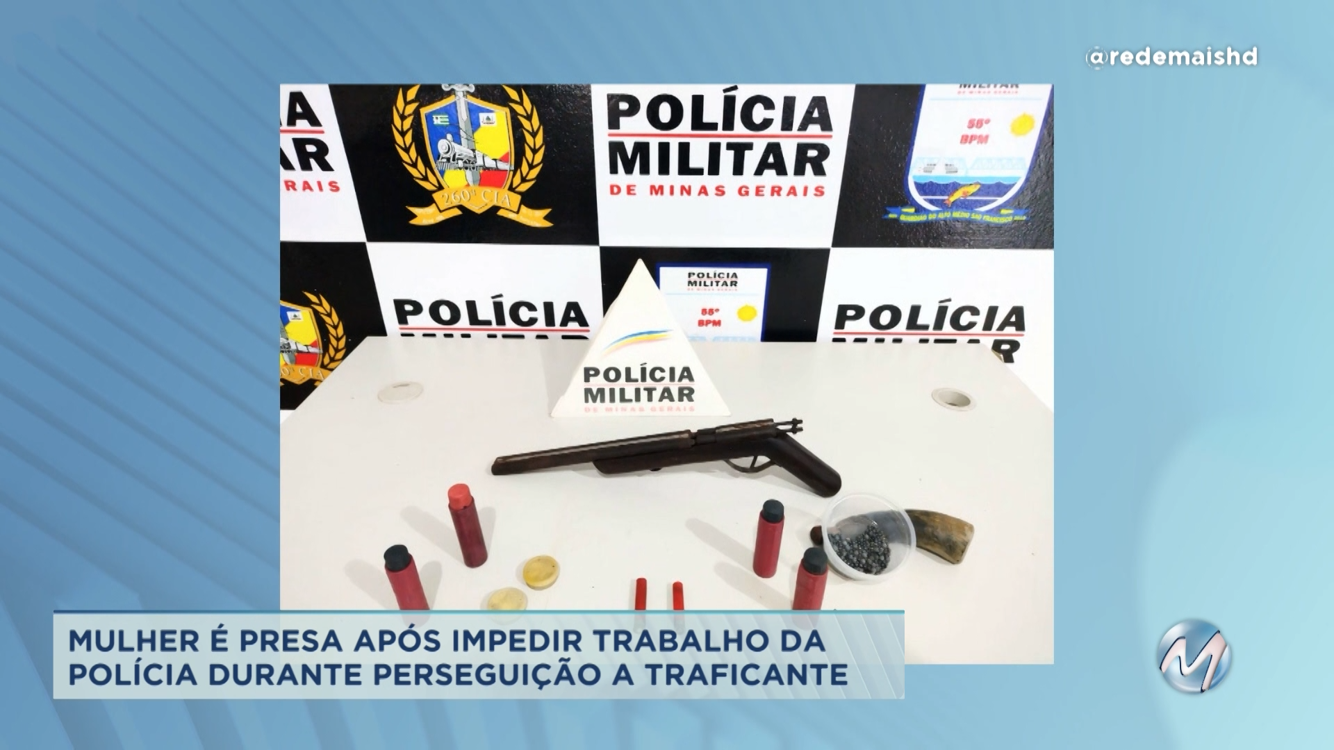 Mulher é presa após tentar impedir trabalho da PM durante perseguição