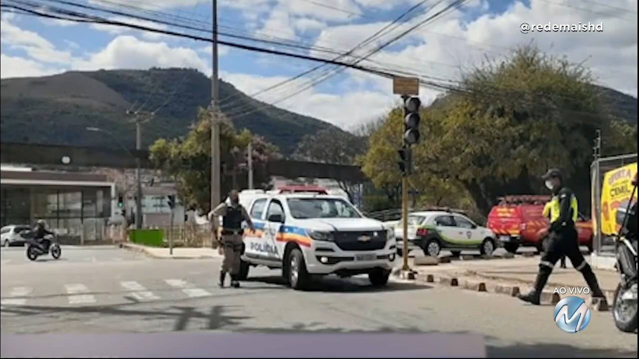 Poços de Caldas: motociclista fica ferido durante briga no trânsito