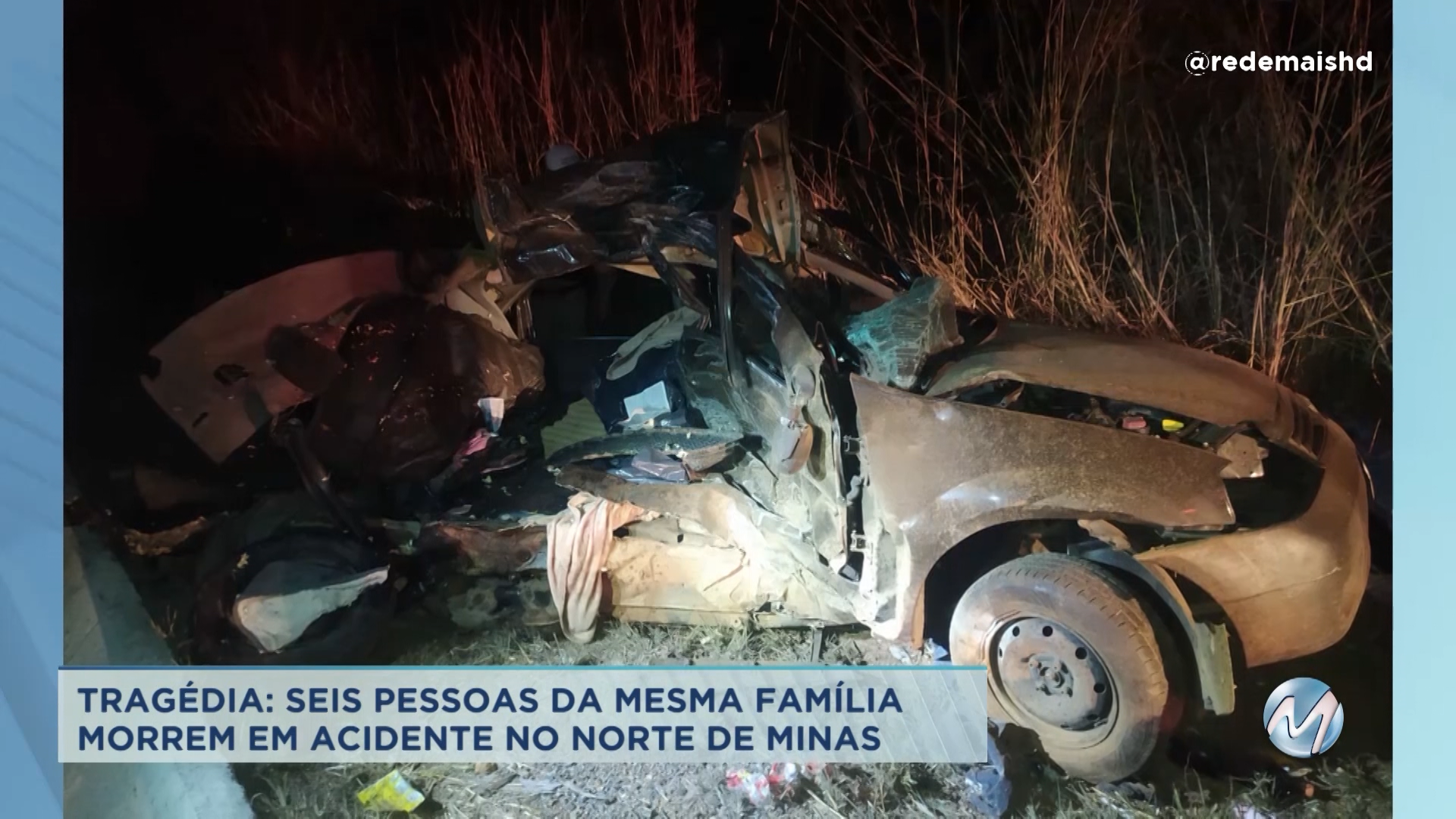 Tragédia: seis pessoas da mesma família morrem em acidente na BR-135