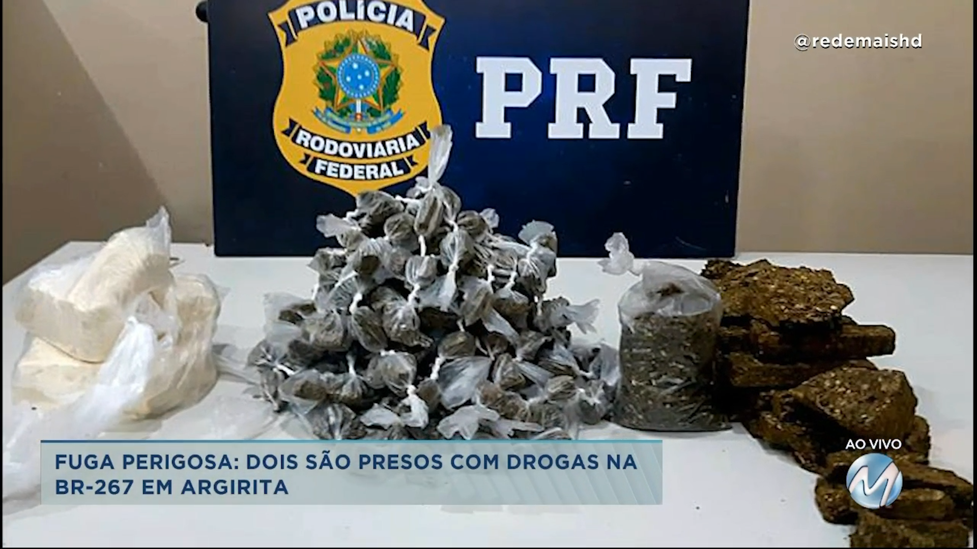 Fuga perigosa: dois são presos com drogas na BR-267