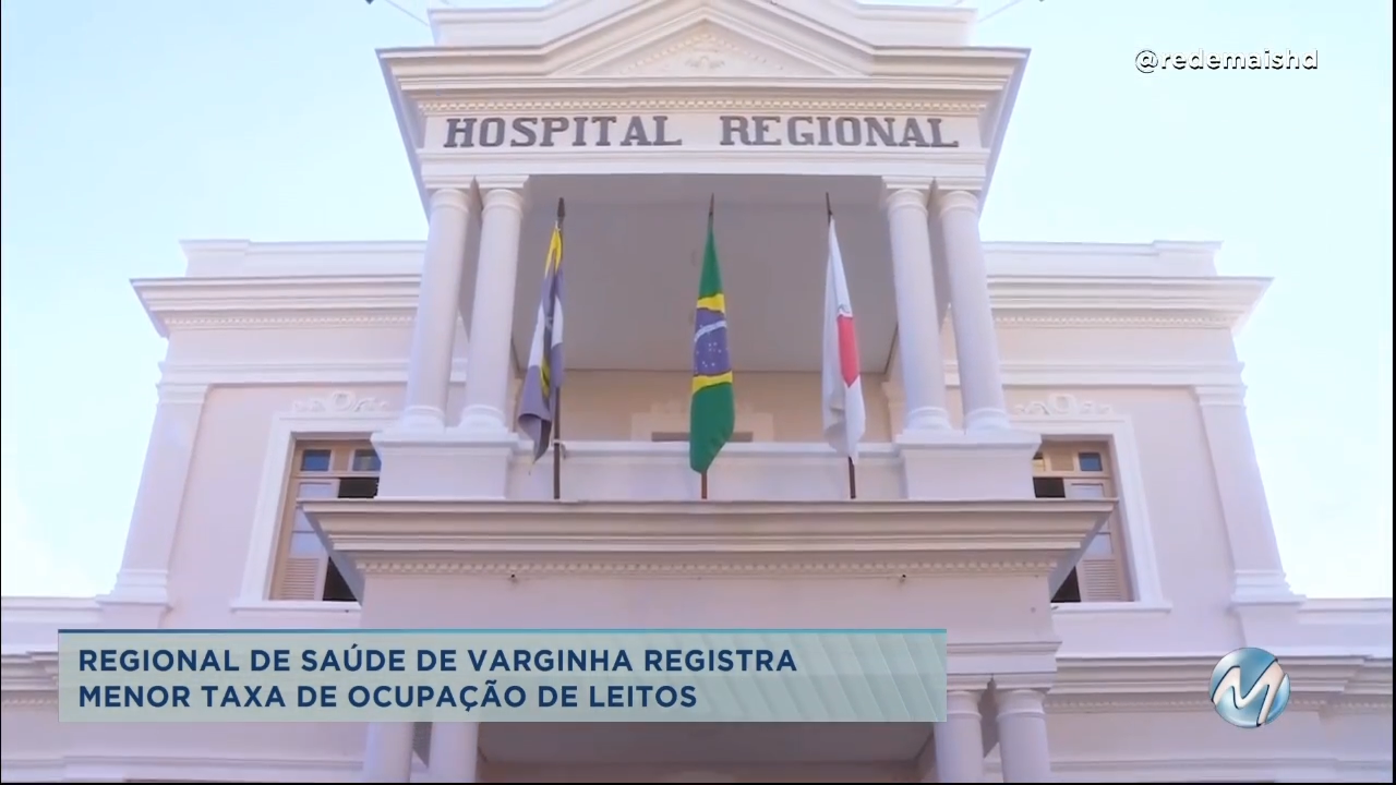 Covid-19: Regional de Saúde de Varginha registra menor taxa de ocupação de leitos