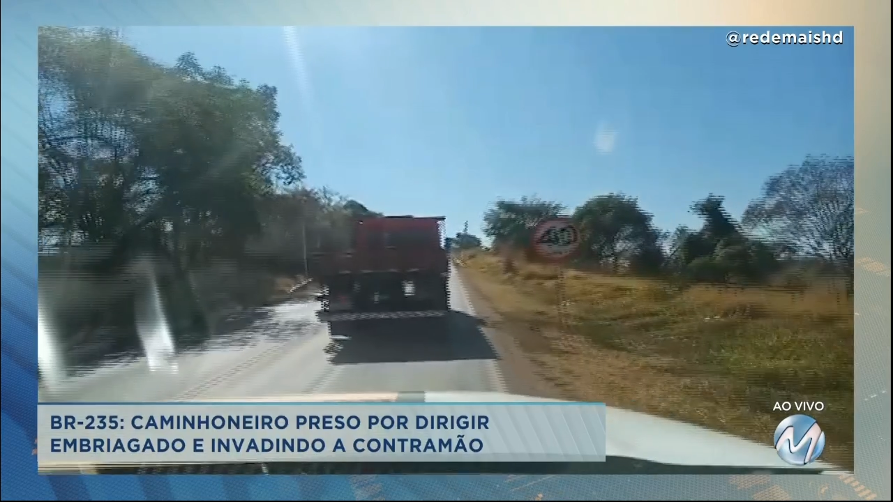Caminhoneiro é preso por dirigir embriagado