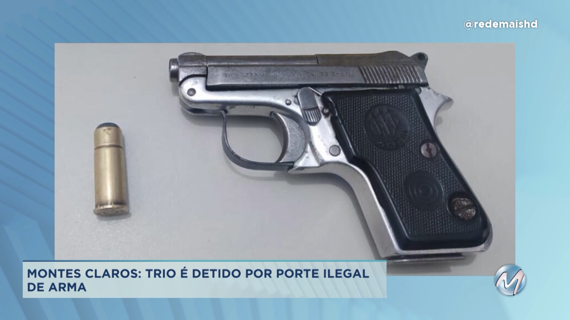 Montes Claros: trio é detido suspeito de porte ilegal de arma