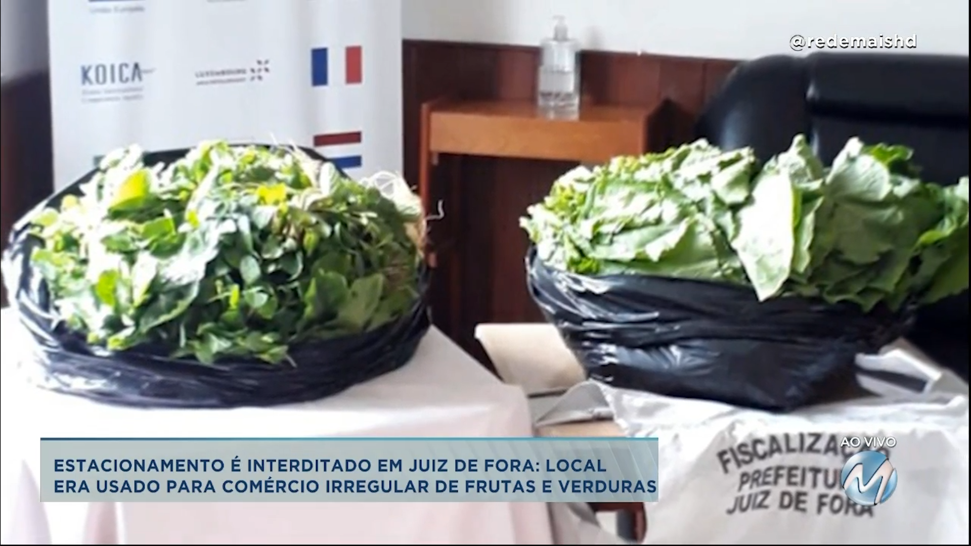 Juiz de Fora: estacionamento usado para comércio de frutas e verduras é interditado