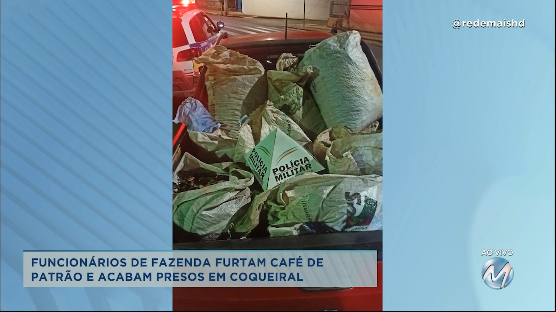 Funcionários de fazenda furtam café de patrão e acabam presos no Sul de Minas