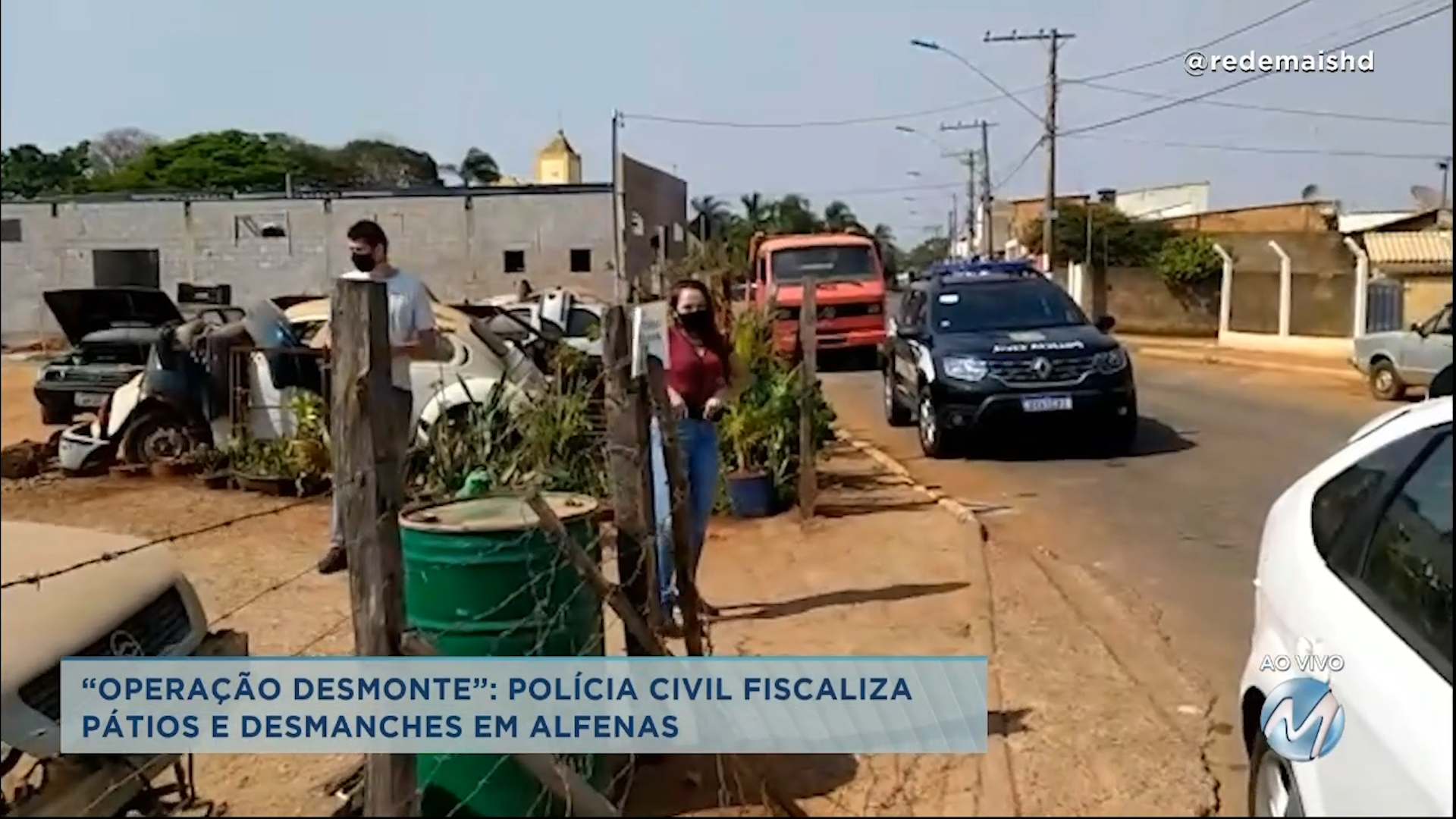 “Operação Desmonte”: Polícia Civil fiscaliza pátios e desmanches em Alfenas