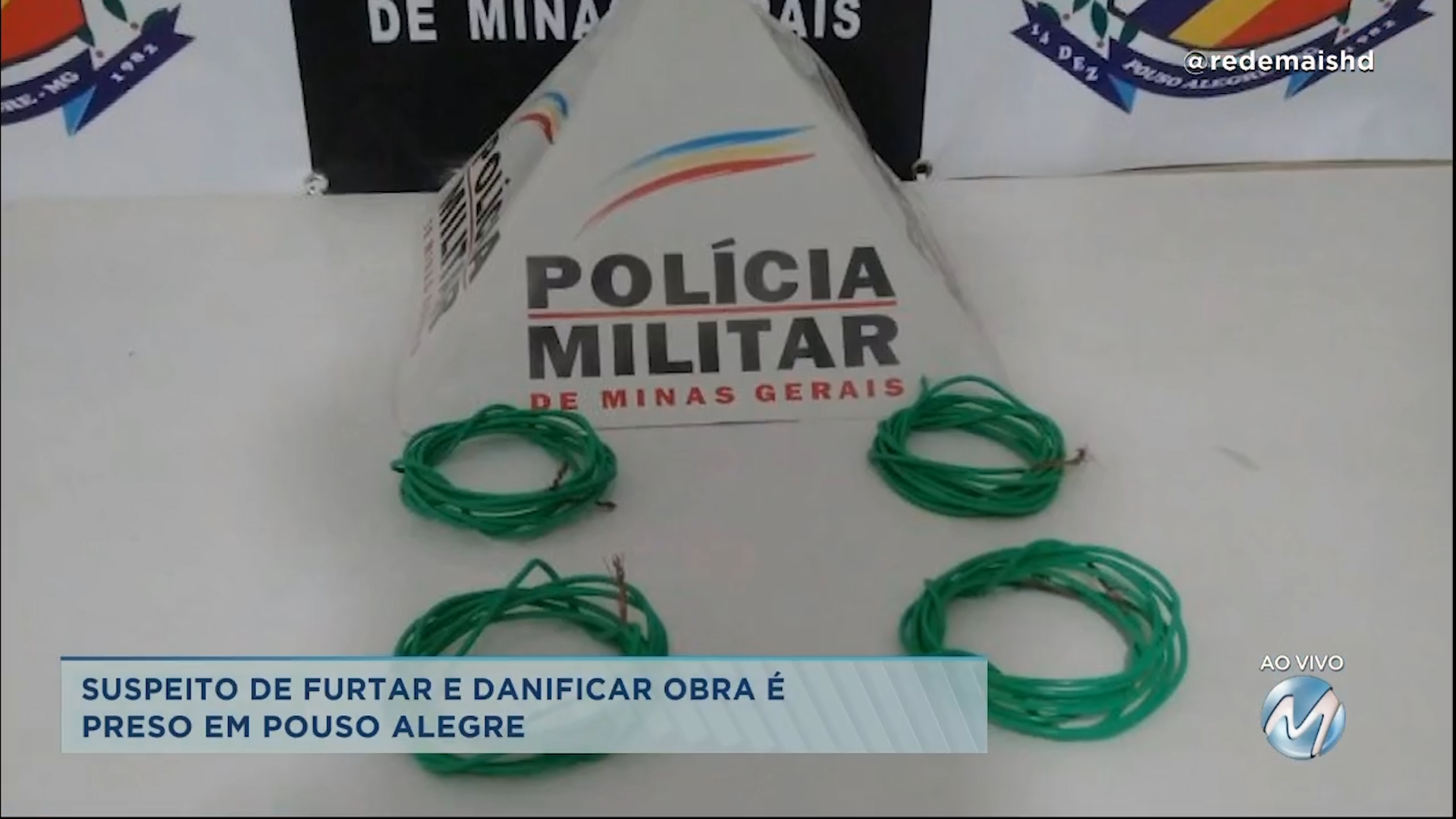 Suspeito de furtar e danificar obra é preso em Pouso Alegre