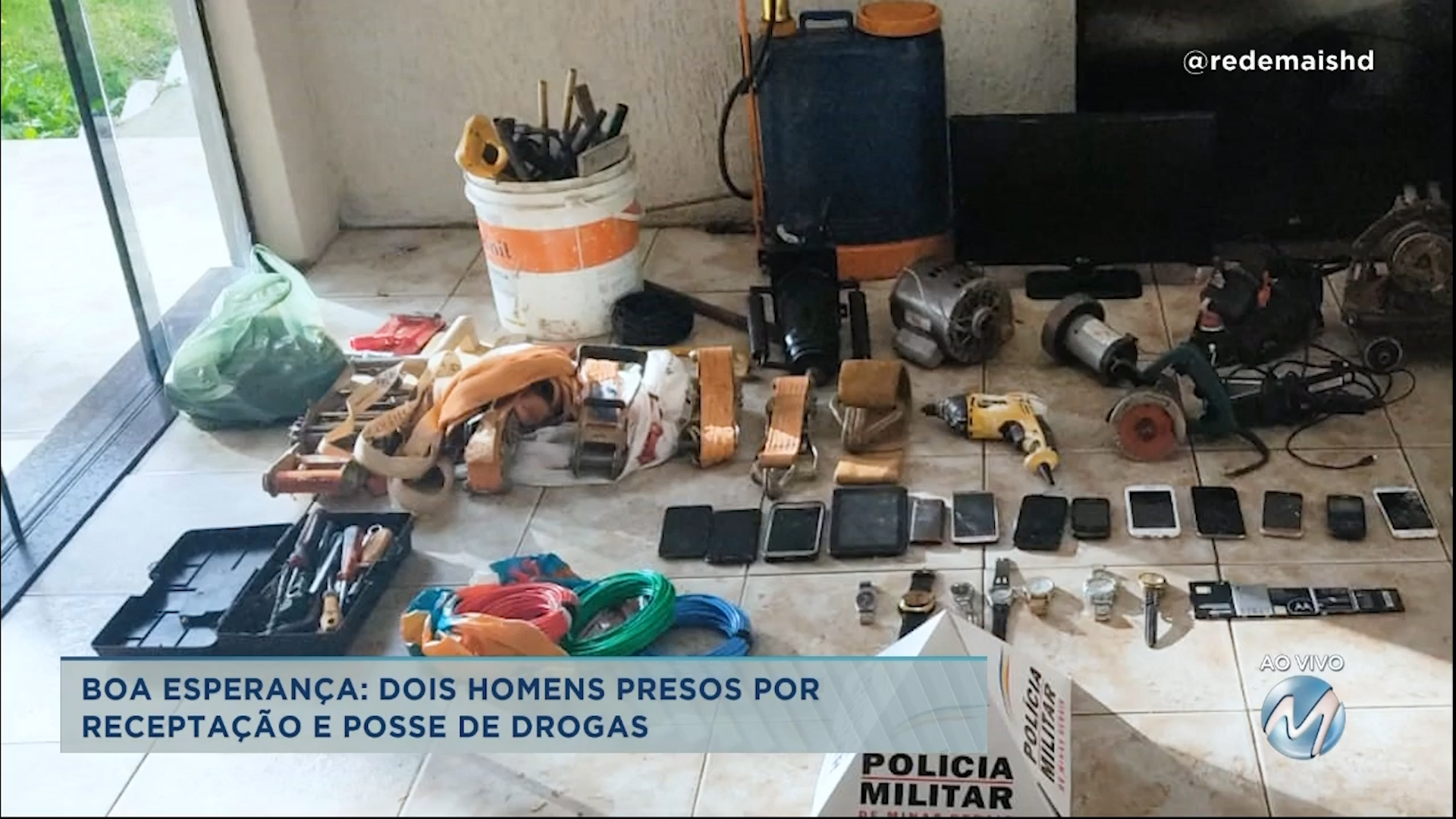 Boa Esperança: dois homens são presos por receptação e posse de drogas