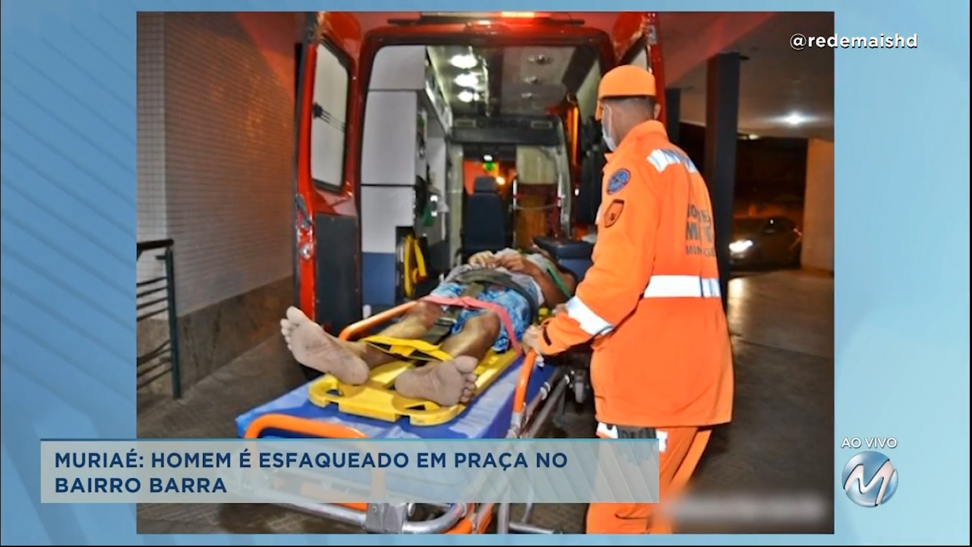 Muriaé: homem é esfaqueado em praça no bairro Barra