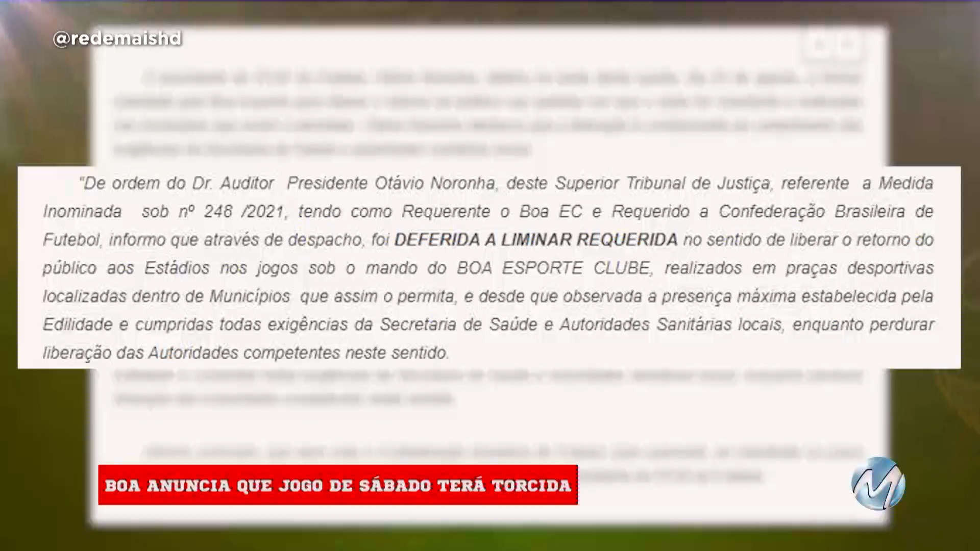 Boa anuncia jogo com torcida