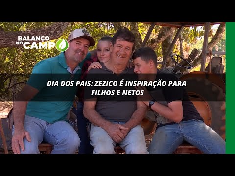 Dia dos pais: Zezico é inspiração para filhos e netos