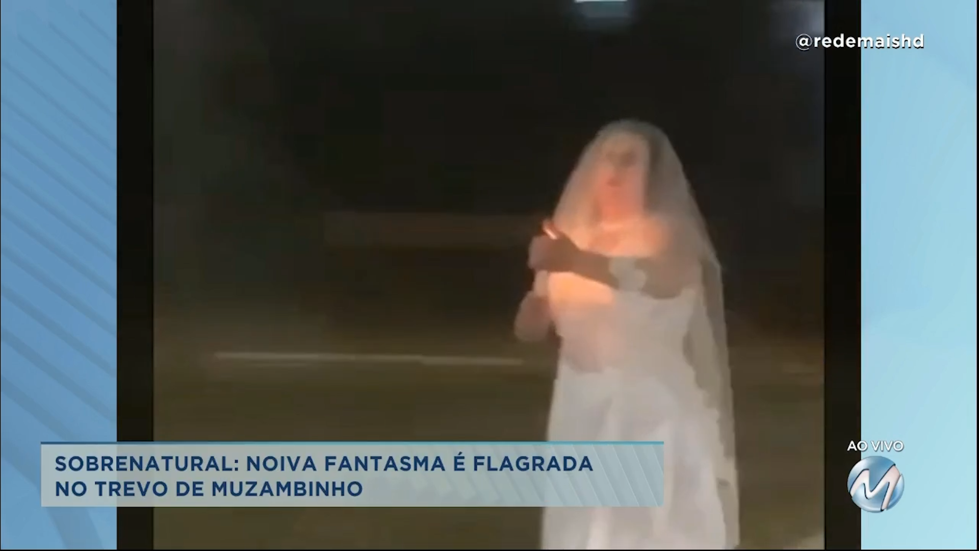 Sobrenatural: noiva fantasma é flagrada no trevo de Muzambinho