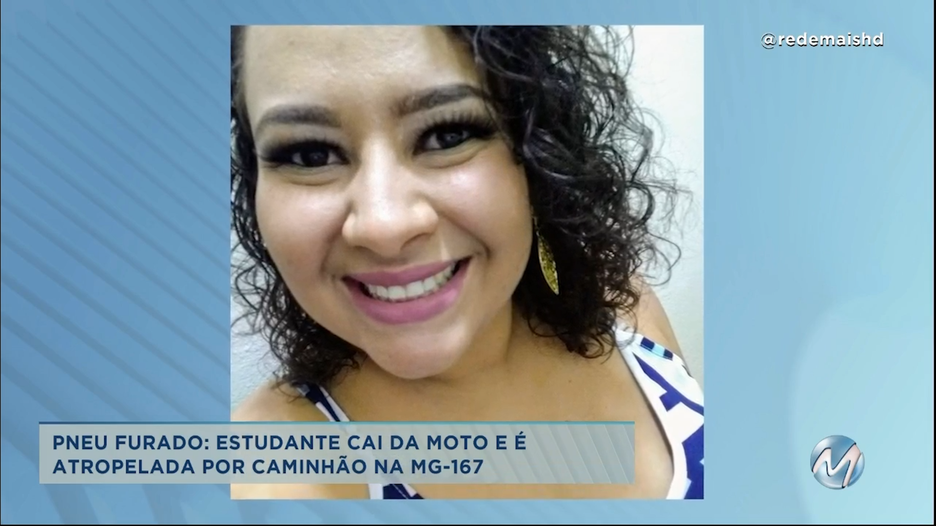 Pneu furado: estudante cai da moto e é atropelada por caminhão na MG-167