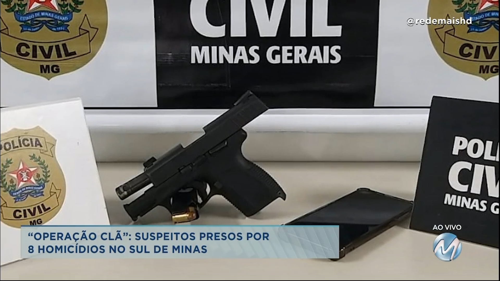“Operação Clã”: suspeitos presos por 8 homicídios no Sul de Minas
